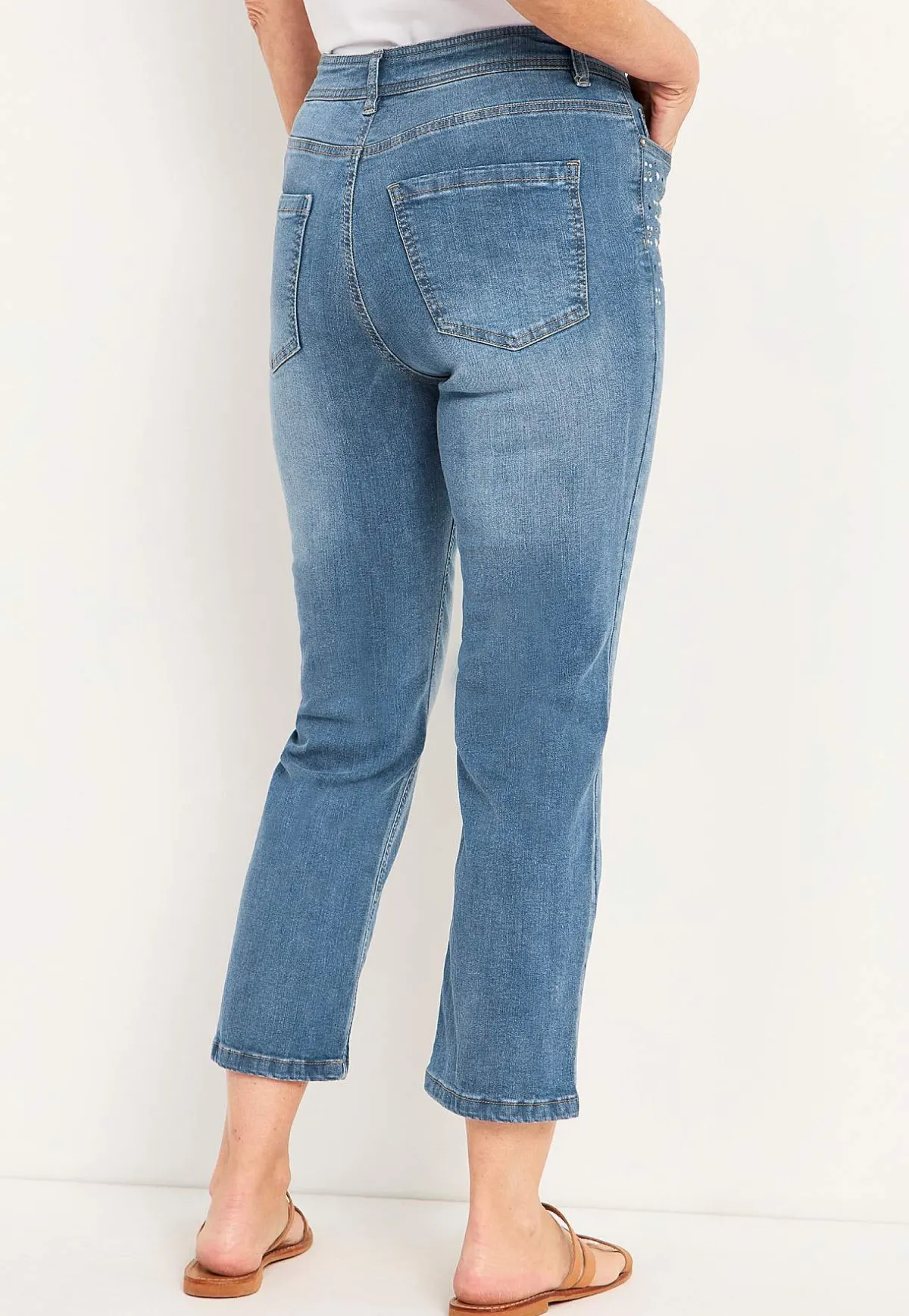 Cellbes of Sweden Ankeljeans med pärlor och strass Hot