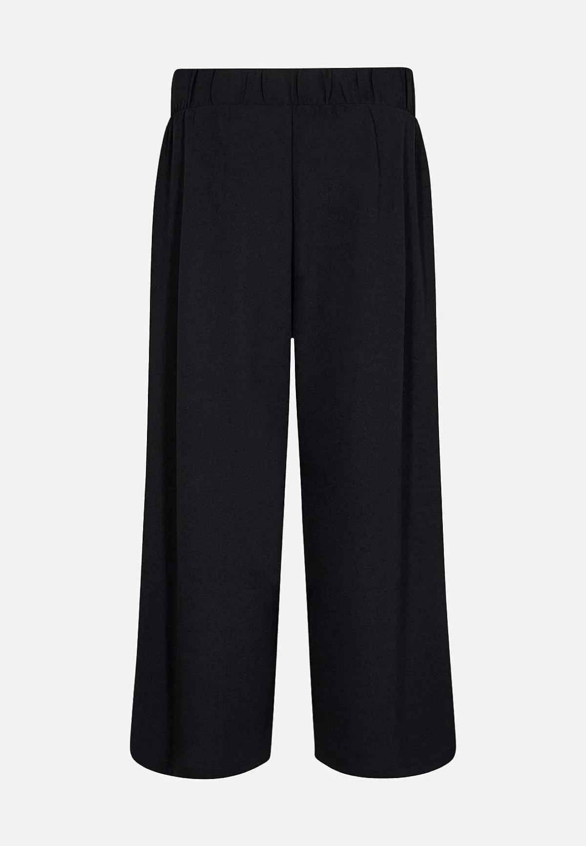 Soyaconcept Ankellång trikåbyxa med vida ben Siham Svart Sale