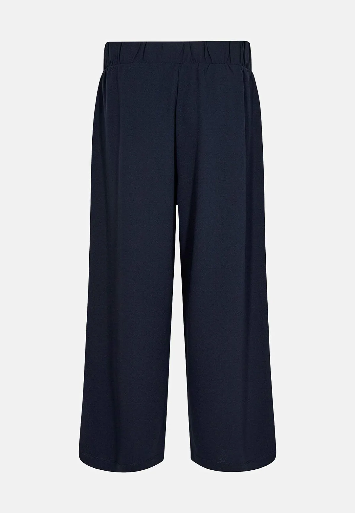 Soyaconcept Ankellång trikåbyxa med vida ben Siham Marin Hot