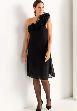 Johanna Toftby x Cellbes Asymmetrisk cocktailklänning med volang Hot