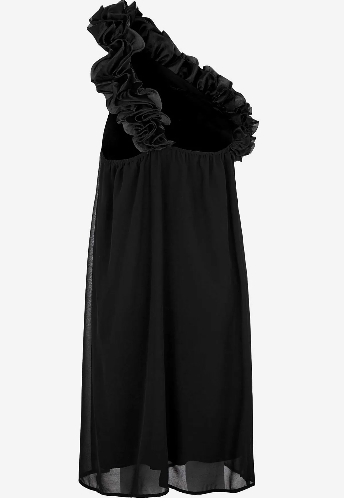 Johanna Toftby x Cellbes Asymmetrisk cocktailklänning med volang Hot