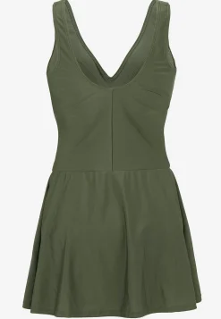 Cellbes of Sweden Baddräktsklänning Khakigrön Discount