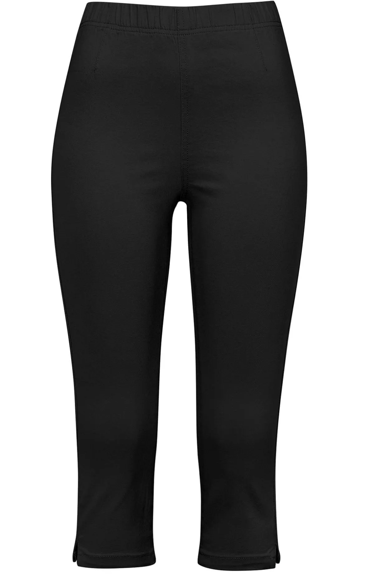 Cellbes of Sweden Bekväm capribyxa i bomullstwill Svart Hot