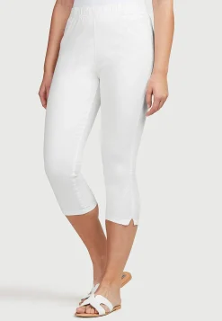 Cellbes of Sweden Bekväm capribyxa i bomullstwill Vit Best