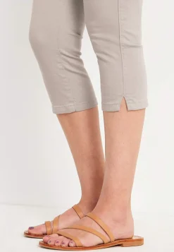 Cellbes of Sweden Bekväm capribyxa i bomullstwill Beige Online