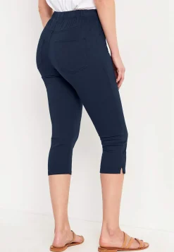 Cellbes of Sweden Bekväm capribyxa i bomullstwill Marin