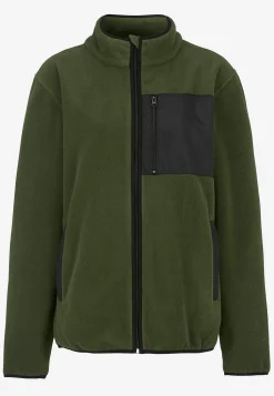 Cellbes of Sweden Bekväm fleecejacka Mörkgrön