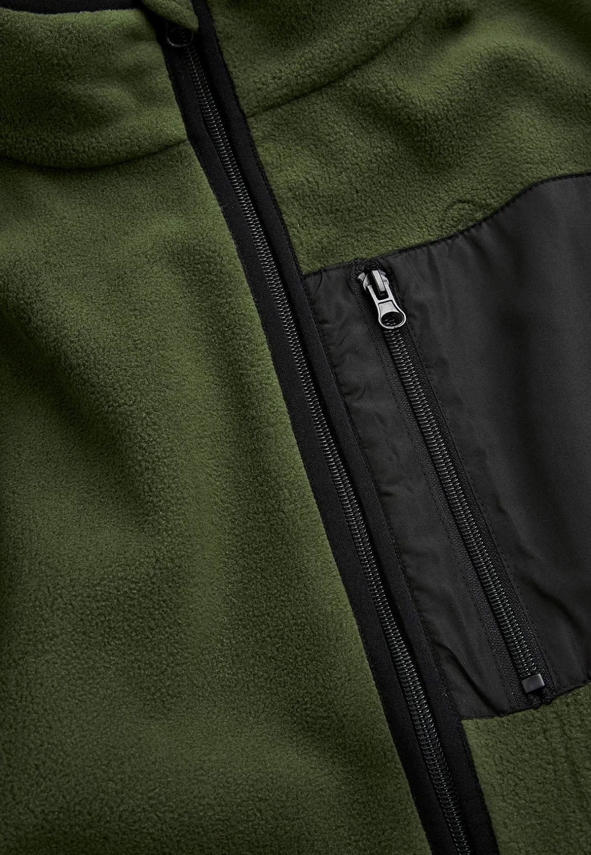 Cellbes of Sweden Bekväm fleecejacka Mörkgrön