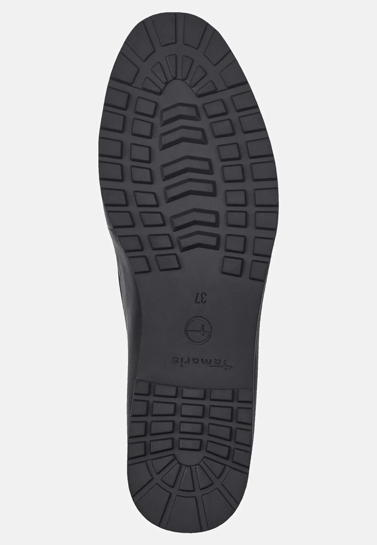 Tamaris Bekväm skinnloafer med kedjedetalj Outlet