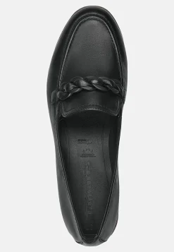 Tamaris Bekväm skinnloafer med kedjedetalj Outlet