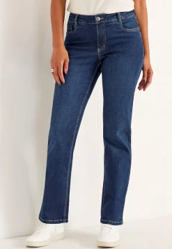 Cellbes of Sweden Bekväma stretchjeans med rakt ben Mellanblå / Denim Sale