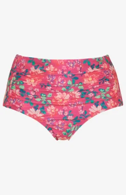 Cellbes of Sweden Bikinitrosa med hög midja Cerise / Blommig Hot