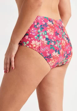 Cellbes of Sweden Bikinitrosa med hög midja Cerise / Blommig Hot