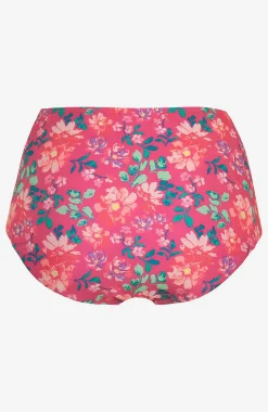 Cellbes of Sweden Bikinitrosa med hög midja Cerise / Blommig Hot