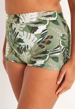 Cellbes of Sweden Bikinitrosa med kort ben Brisbane Khakigrön / Mönstrad Sale