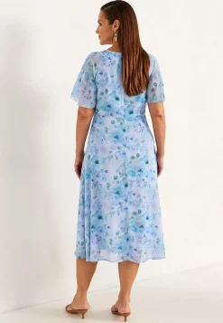 Cellbes of Sweden Blommig chiffongklänning Hot