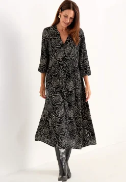 Cellbes of Sweden Blommönstrad klänning i viskos Outlet