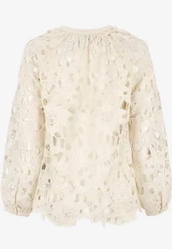 Soyaconcept Blommönstrad spetsblus Discount