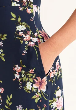 Cellbes of Sweden Blommönstrad trikåklänning Outlet