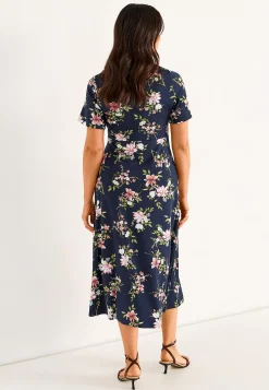 Cellbes of Sweden Blommönstrad trikåklänning Outlet