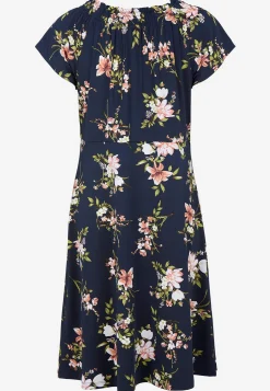 Cellbes of Sweden Blommönstrad trikåklänning Marin / Blommig Outlet