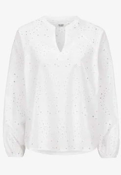 Cellbes of Sweden Blus med brodyr Vit Best