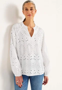 Cellbes of Sweden Blus med brodyr Vit Best