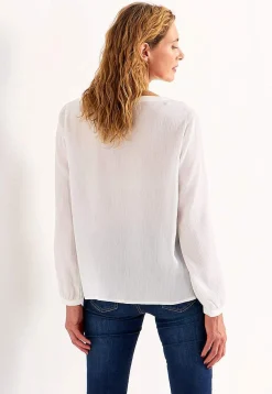 Cellbes of Sweden Blus med crepe-kvalitet Offwhite Outlet