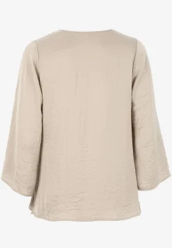 Cellbes of Sweden Blus med knytband Beige New