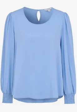 Cellbes of Sweden Blus med smock i ärmsluten Blå Discount
