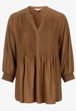 Cellbes of Sweden Blus med sydda veck Nougat Best