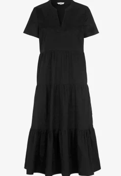 Cellbes of Sweden Bomullsklänning med volang Svart New