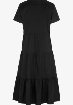 Cellbes of Sweden Bomullsklänning med volang Svart New
