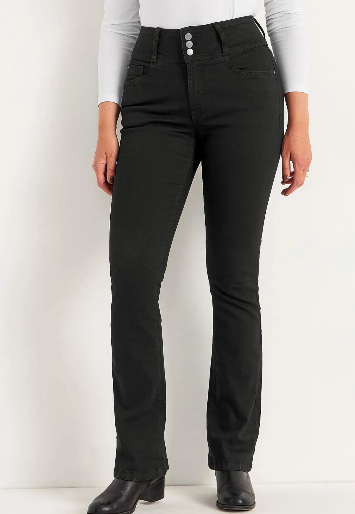 Cellbes of Sweden Bootcut jeans med hög midja Jennifer Svart / Denim Outlet