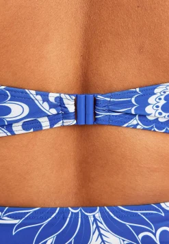 Cellbes of Sweden Bygellös bikini-bh Blå / Mönstrad New