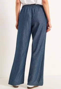 Cellbes of Sweden Byxa i denim med vida ben Mellanblå / Denim Best