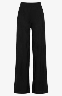 Cellbes of Sweden Byxa i ribbad trikå Svart Best