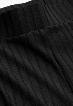 Cellbes of Sweden Byxa i ribbad trikå Svart Best