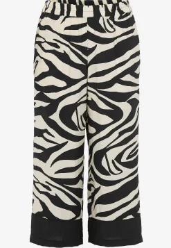 Wasabiconcept Byxa med zebramönster Svart / Mönstrad Clearance