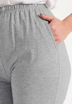 Cellbes of Sweden Capribyxa i trikå med mudd Mörkgrå / Melange Clearance