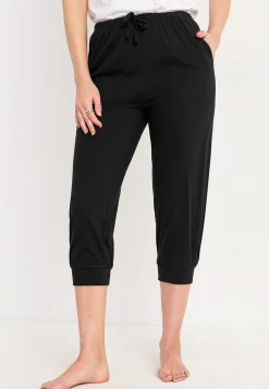 Cellbes of Sweden Capribyxa i trikå med mudd Svart