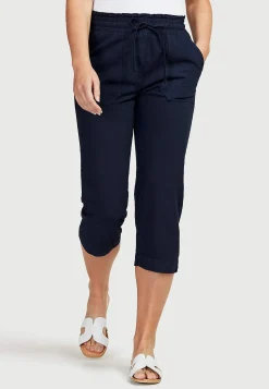 Cellbes of Sweden Capribyxa i tvättad bomull Marin Sale