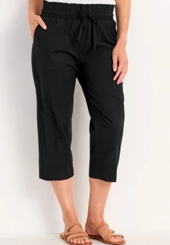 Cellbes of Sweden Capribyxa i tvättad bomull Svart Discount