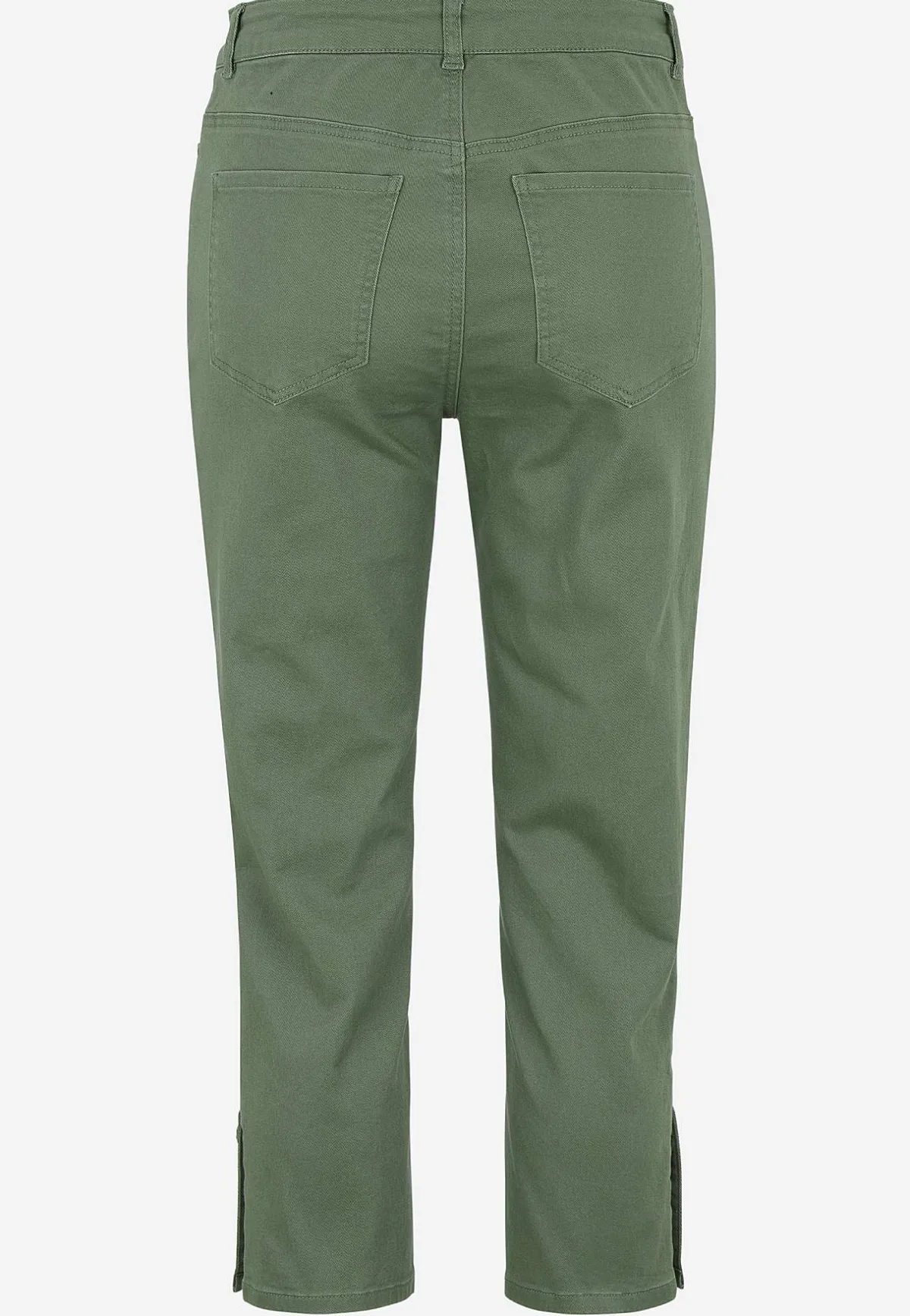 Cellbes of Sweden Caprijeans med femficksdesign Khakigrön