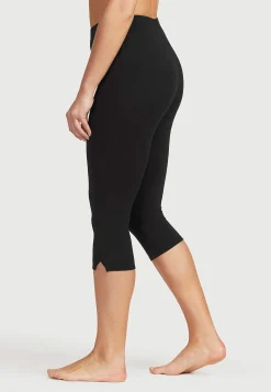 Cellbes of Sweden Caprileggings med sidoslitsar Svart