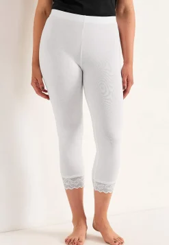 Cellbes of Sweden Caprileggings med spets susanne Vit New
