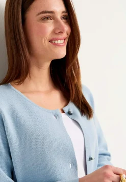 Cellbes of Sweden Cardigan i bomull Ljusblå Sale