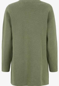 Cellbes of Sweden Cardigan i bomull Khakigrön Discount