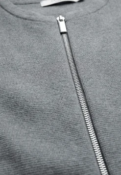 Cellbes of Sweden Cardigan med dragkedja Gråmelange