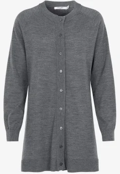 Cellbes of Sweden Cardigan Premium i merinoull Mörk gråmelange Discount